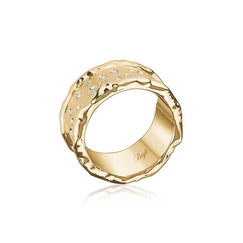 Italian Gold Diamond Ring 0.48CT