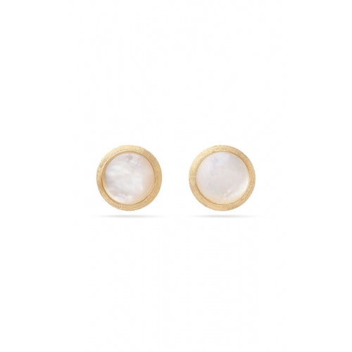 MARCO BICEGO 18K YELLOW GOLD JAIPUR MOTHER OF PEARL PETITE STUDS
