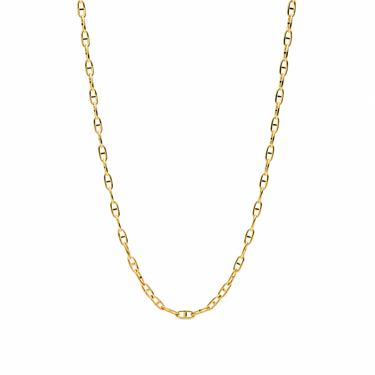 ESTATE COLLECTION: 14K YELLOW GOLD FINE ANCHOR LINK CHAIN 28 INCHES - REPLACEMENT VALUE $950.00