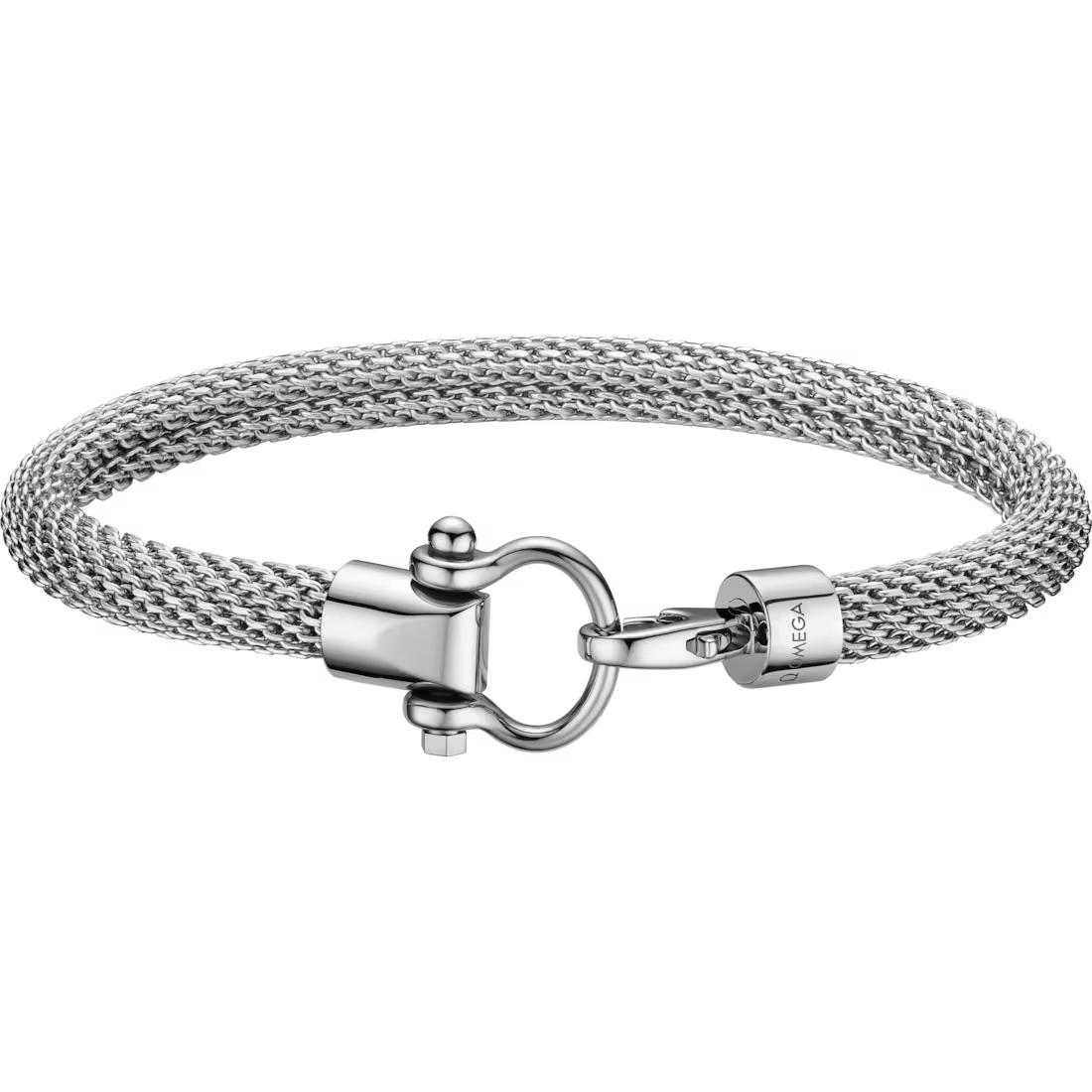 OMEGA AQUA SAILING BRACELET IN STEEL MESH