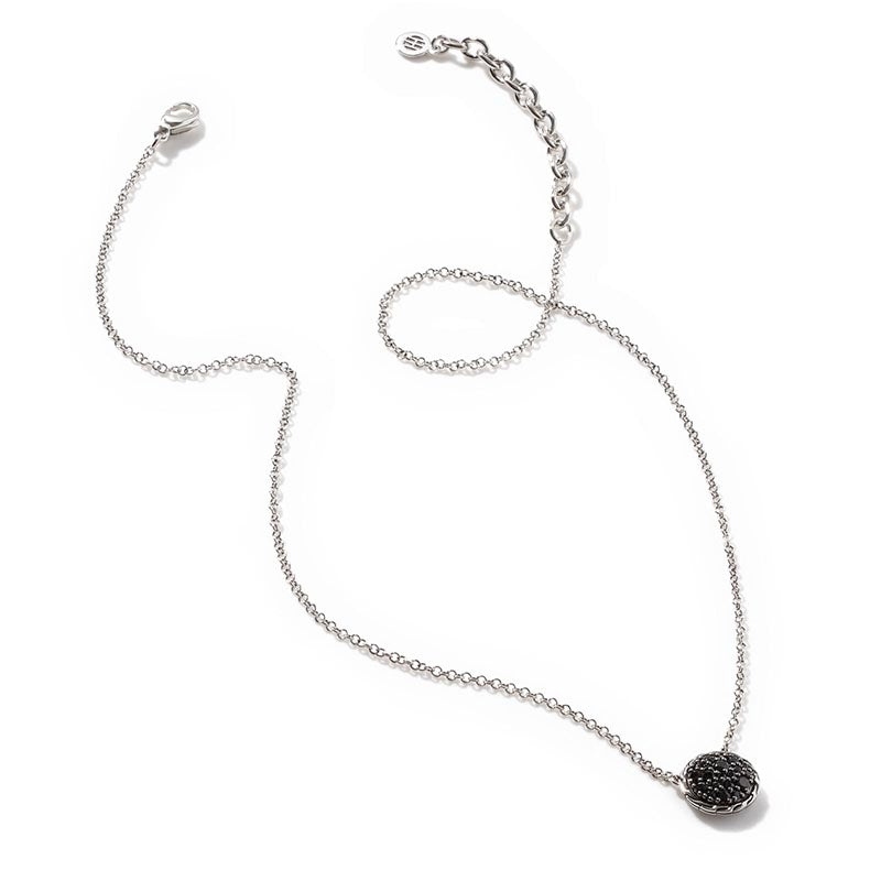 Carved Chain Pendant Necklace