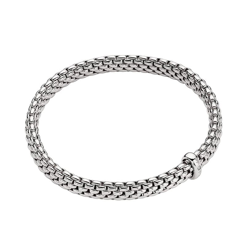 Fope Vendome White Gold Bracelet, SIZE MEDIUM