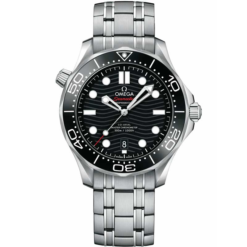 Omega Seamaster Diver 300M Co-Axial Master Chronometer 42mm (Black Dial and Steel Strap)