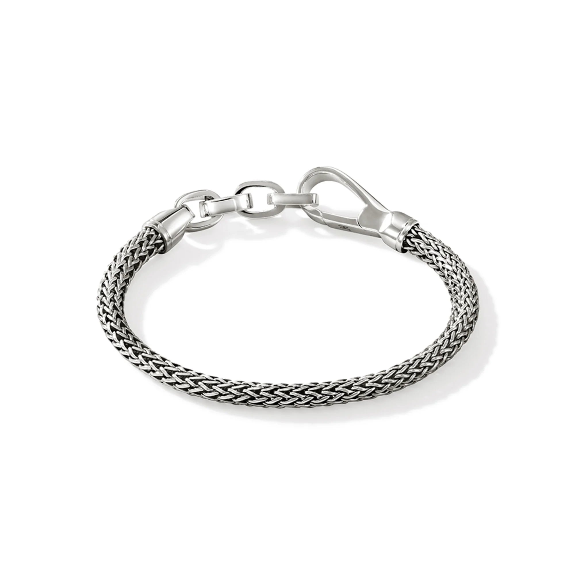John Hardy Hook Clasp Bracelet, Sterling Silver, 5MM