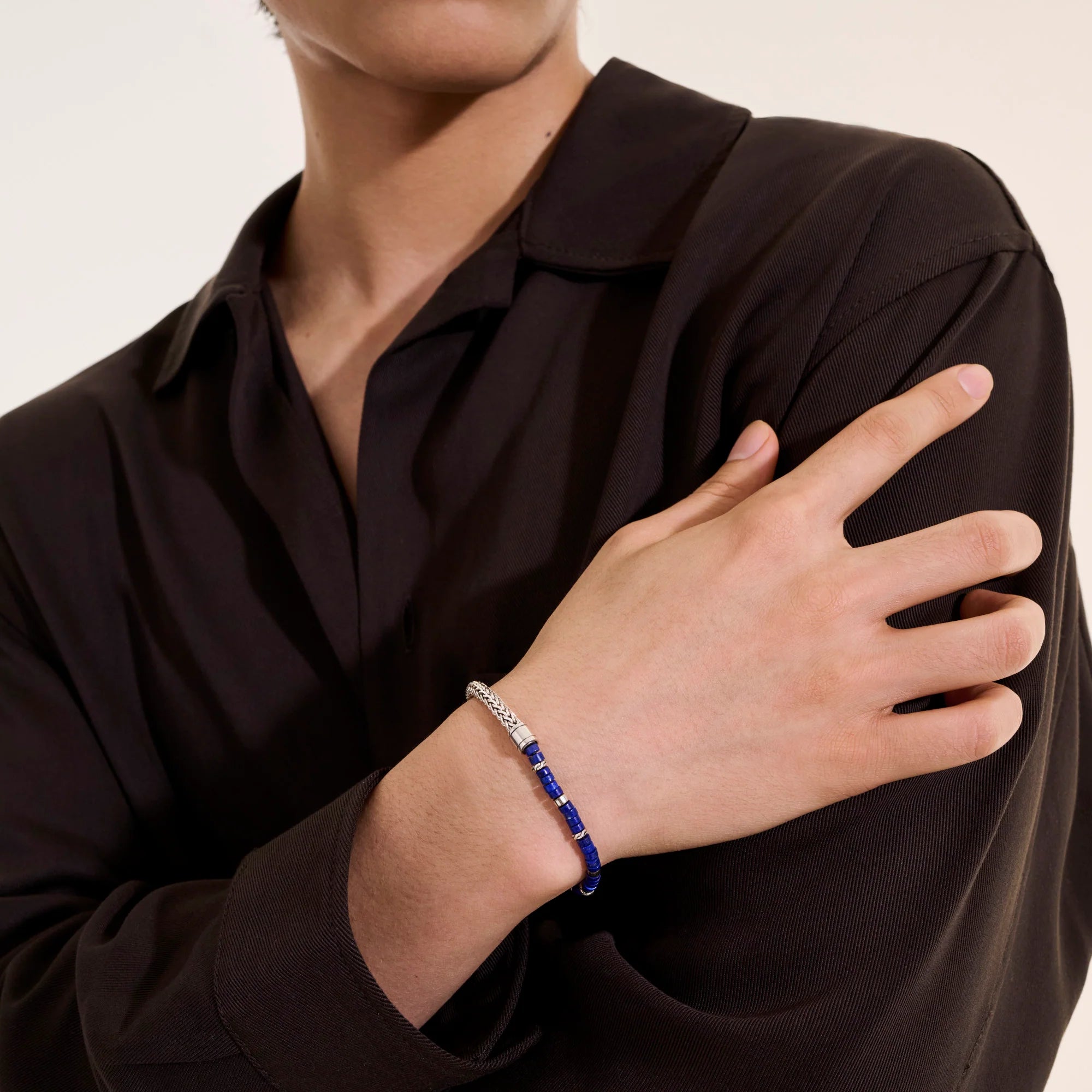 John Hardy Heishi Chain Bracelet, Silver