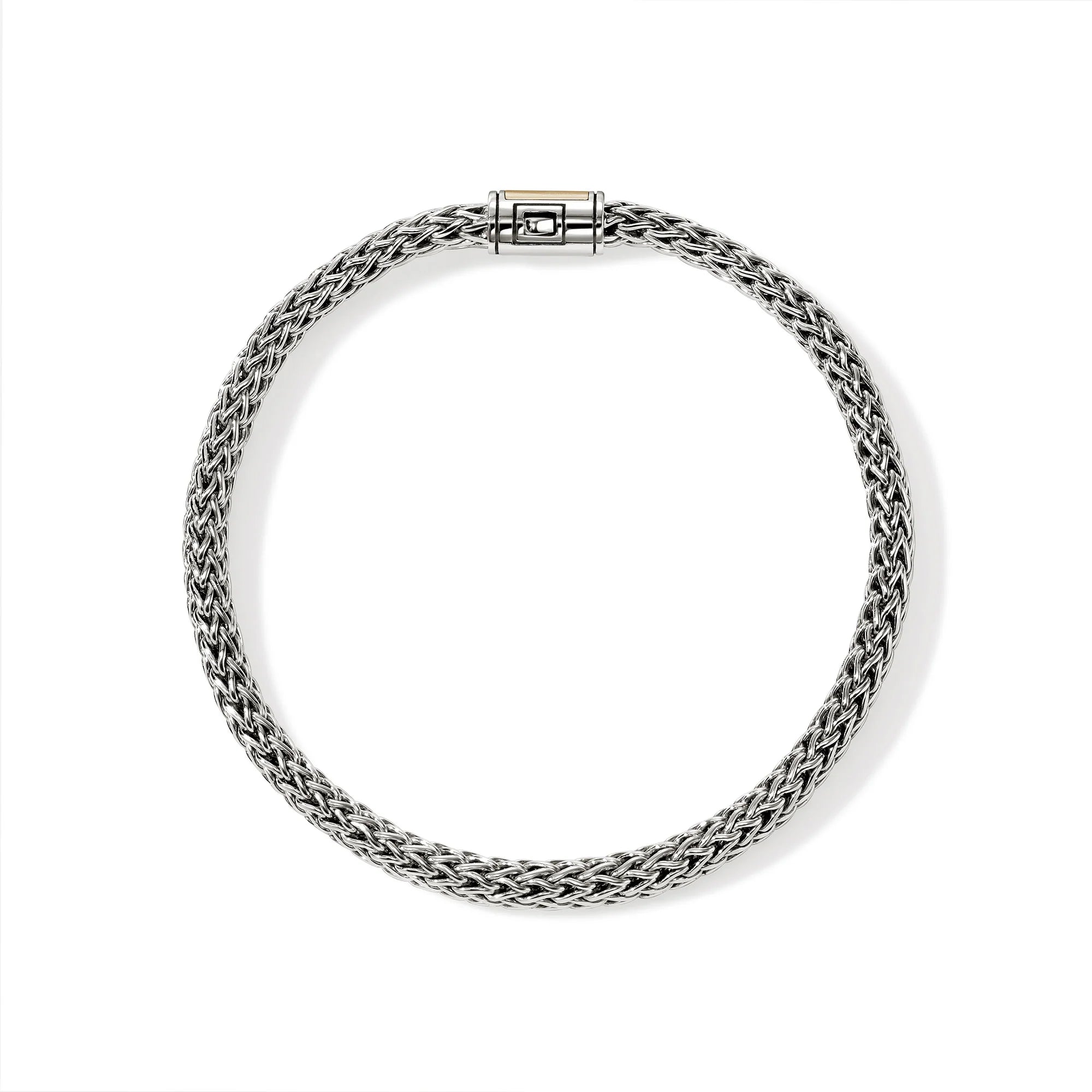 JOHN HARDY ICON BRACELET, GOLD, STERLING SILVER, 5MM