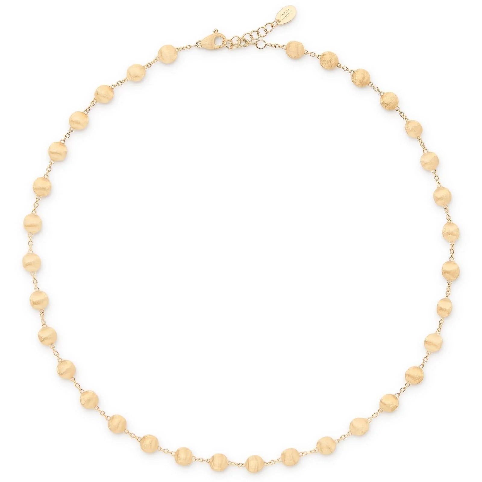 MARCO BICEGO AFRICA 18K YELLOW GOLD BEAD NECKLACE
