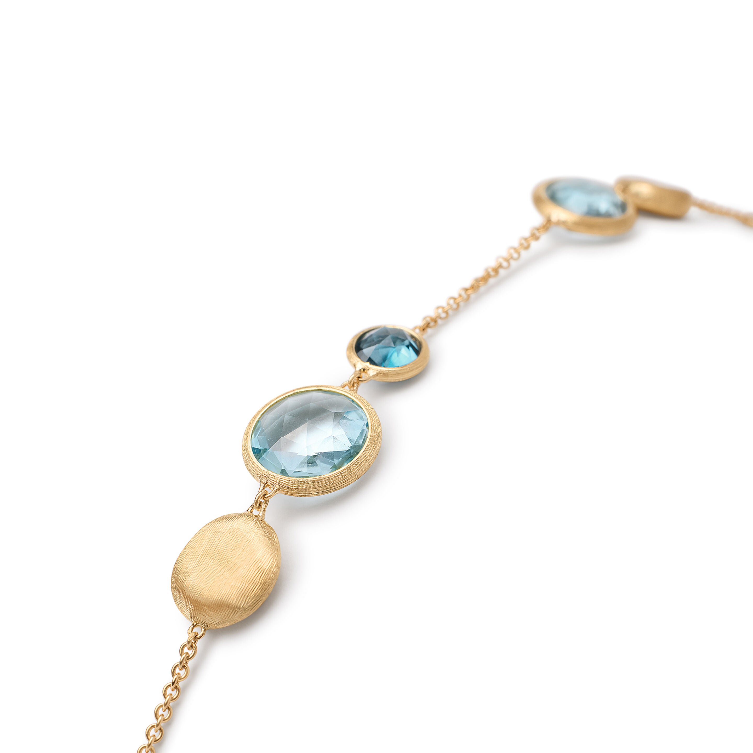 MARCO BICEGO 18K YELLOW GOLD JAIPUR COLOUR BLUE TOPAZ BRACELET