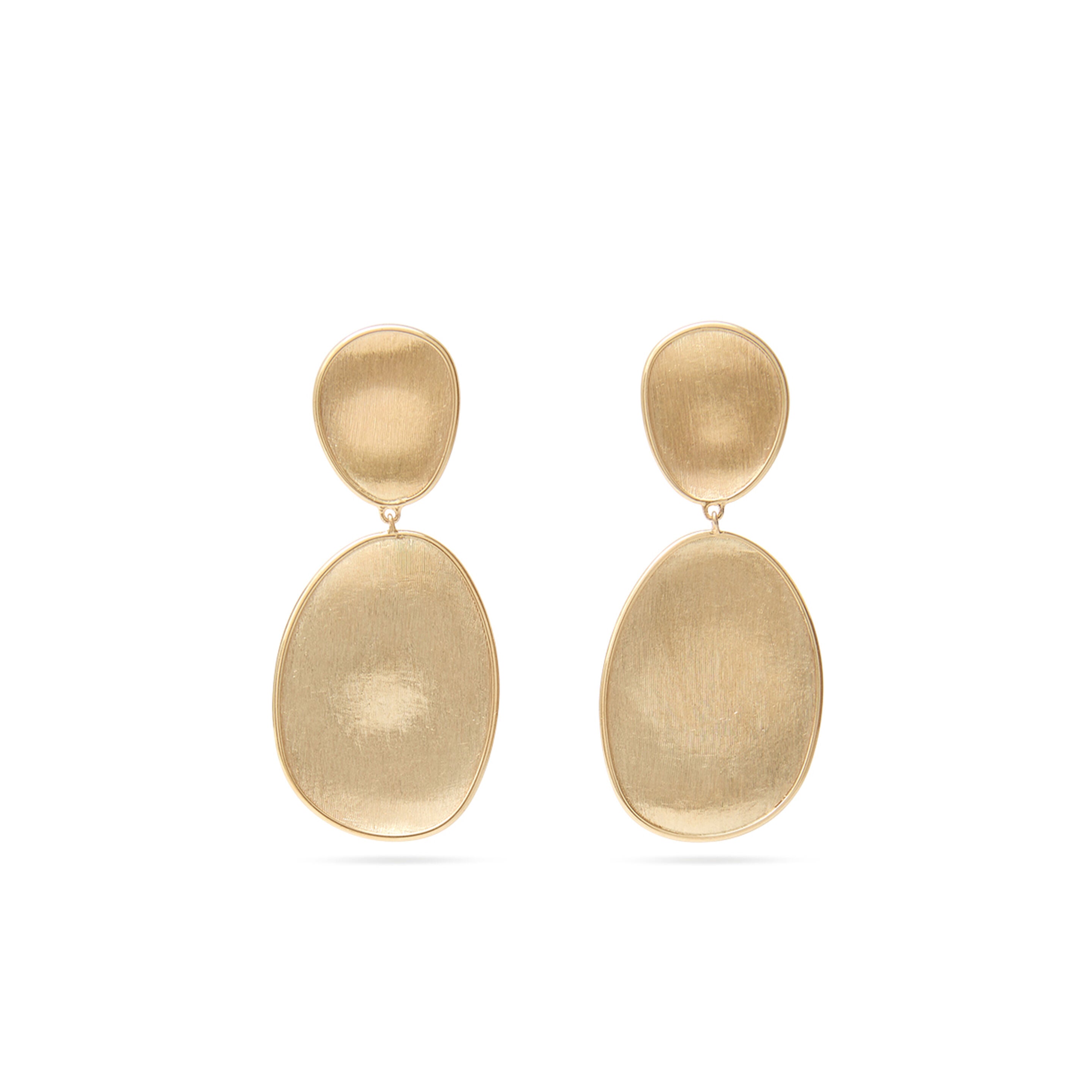 MARCO BICEGO LUNARIA 18K YELLOW GOLD DOUBLE DROP EARRINGS