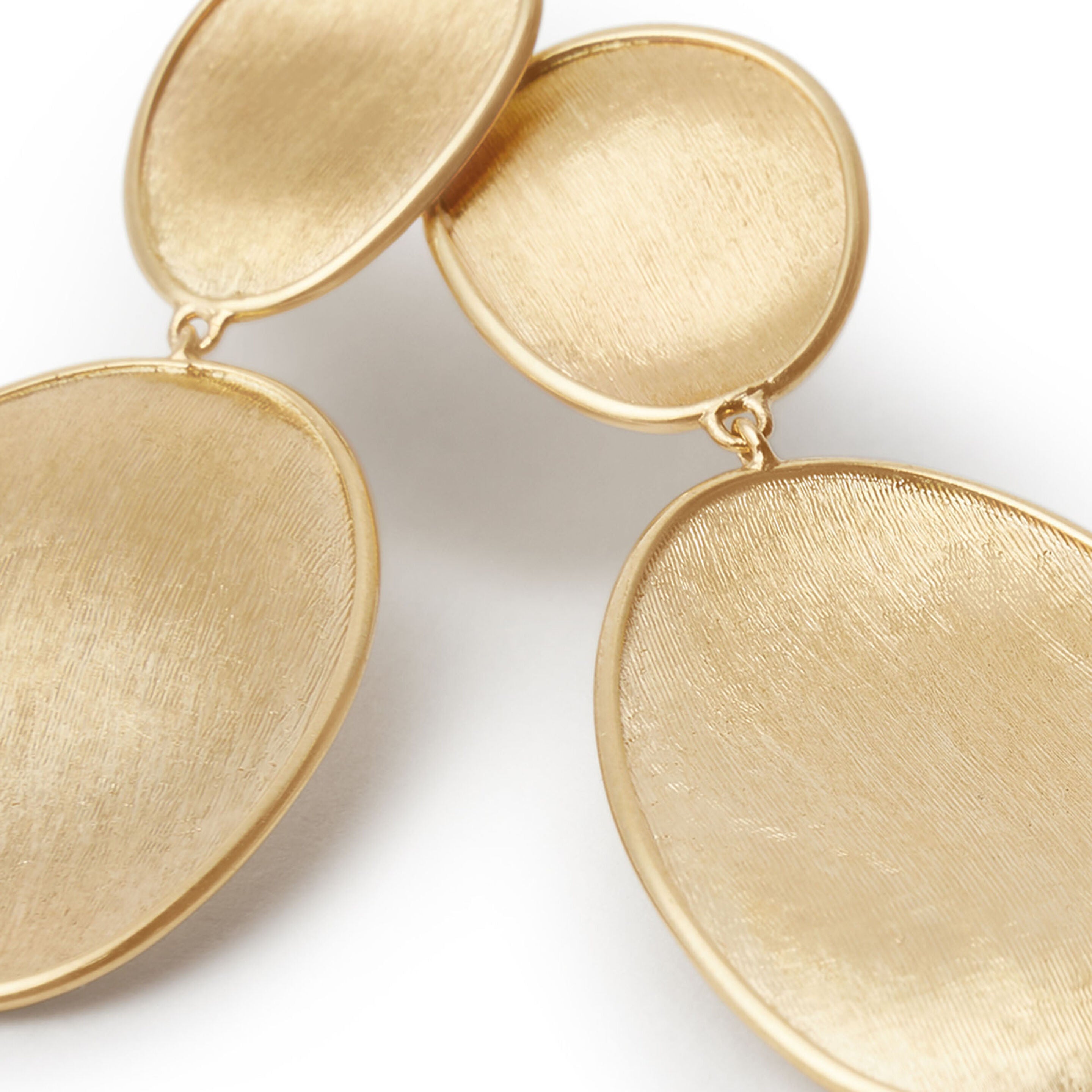 MARCO BICEGO LUNARIA 18K YELLOW GOLD DOUBLE DROP EARRINGS