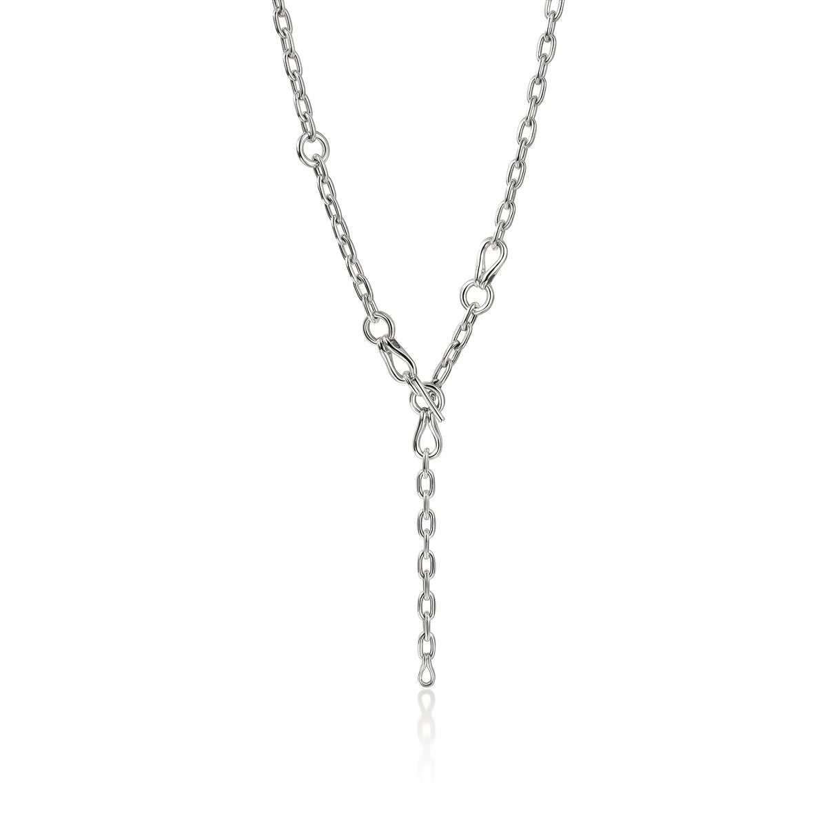 JOHN HARDY SURF LINK STERLING SILVER NECKLACE