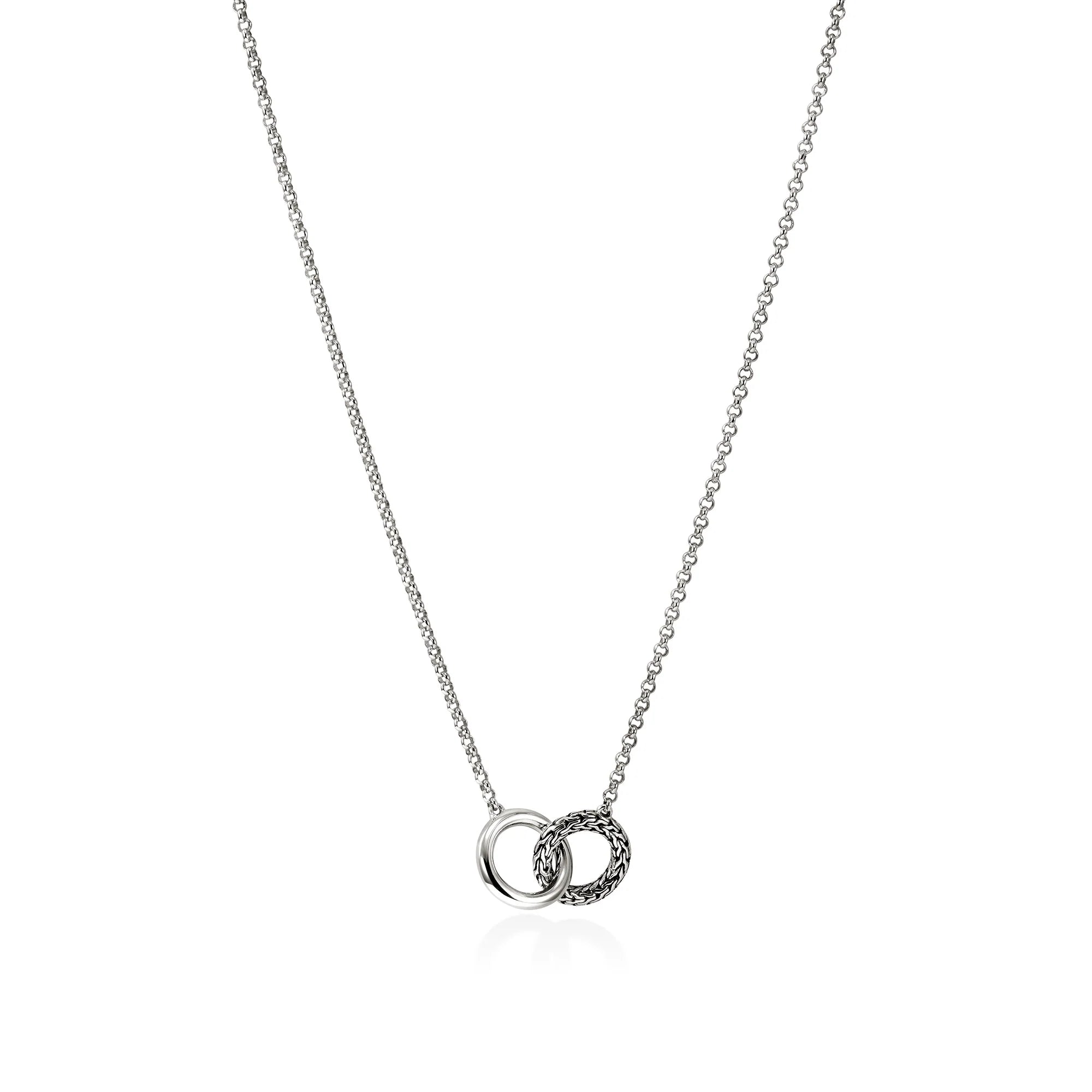 JOHN HARDY ESSENTIAL LINKED NECKLACE, STERLING SILVER, 2MM