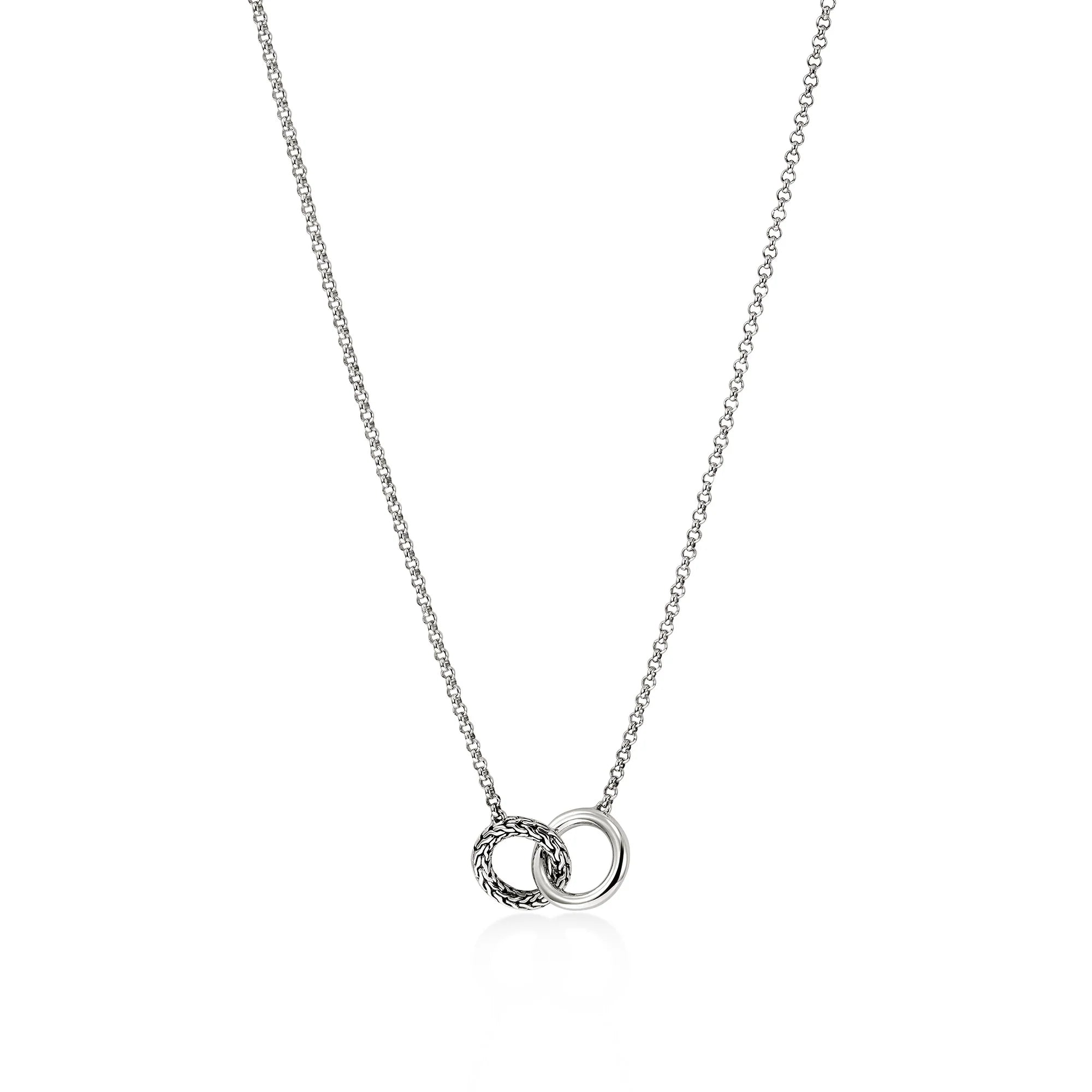 JOHN HARDY ESSENTIAL LINKED NECKLACE, STERLING SILVER, 2MM