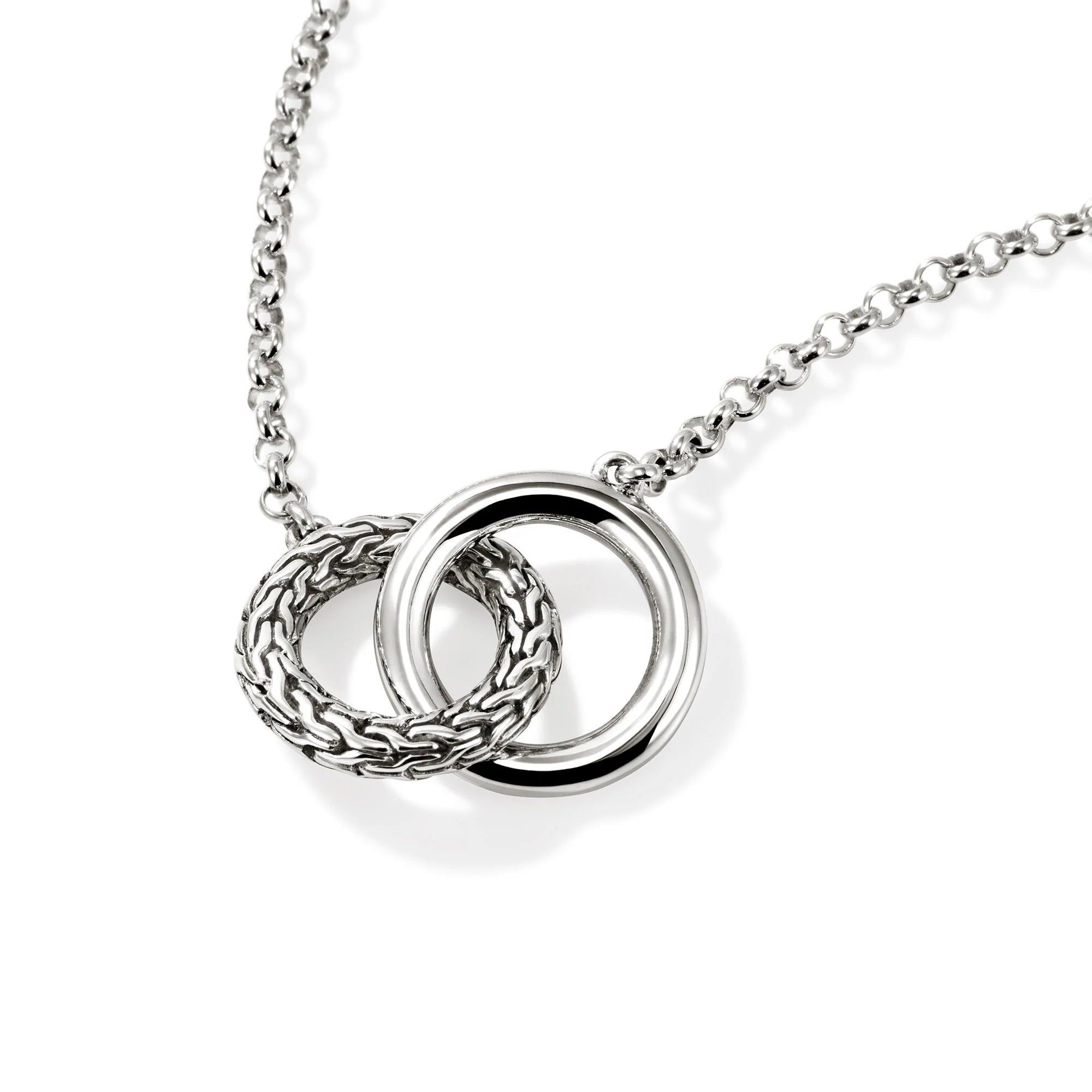 JOHN HARDY ESSENTIAL LINKED NECKLACE, STERLING SILVER, 2MM