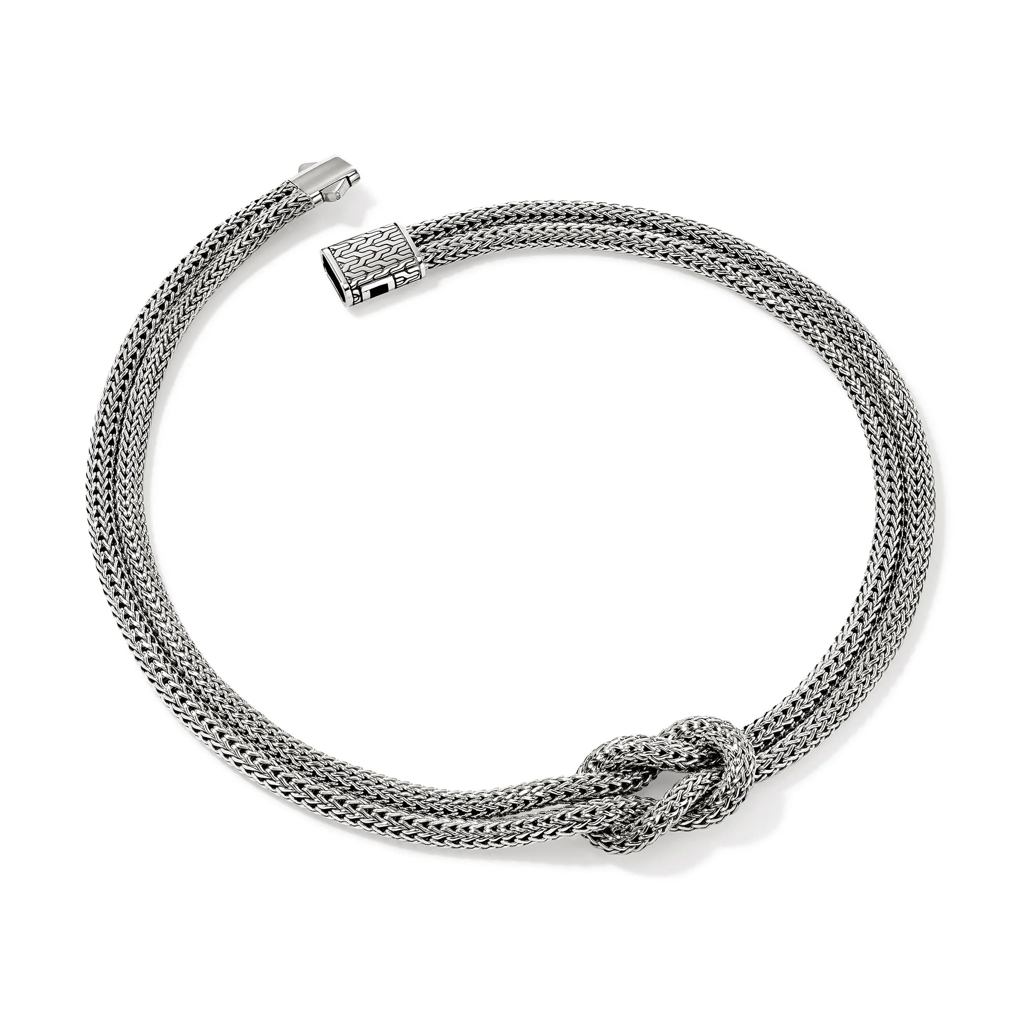 JOHN HARDY LOVE KNOT NECKLACE, STERLING SILVER, 10MM