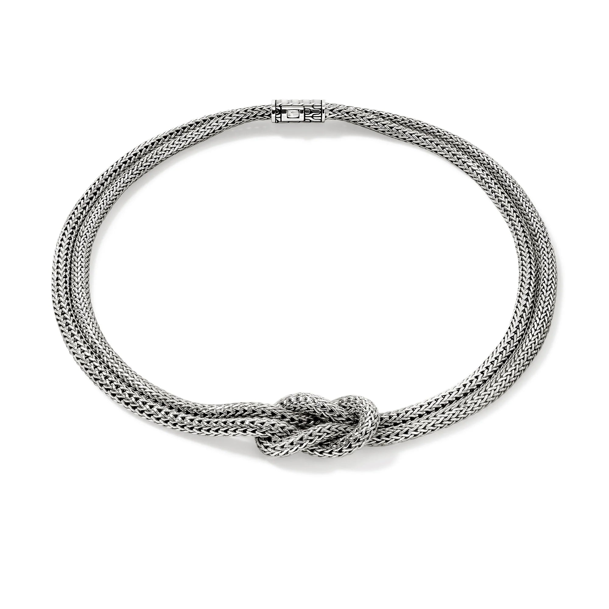 JOHN HARDY LOVE KNOT NECKLACE, STERLING SILVER, 10MM