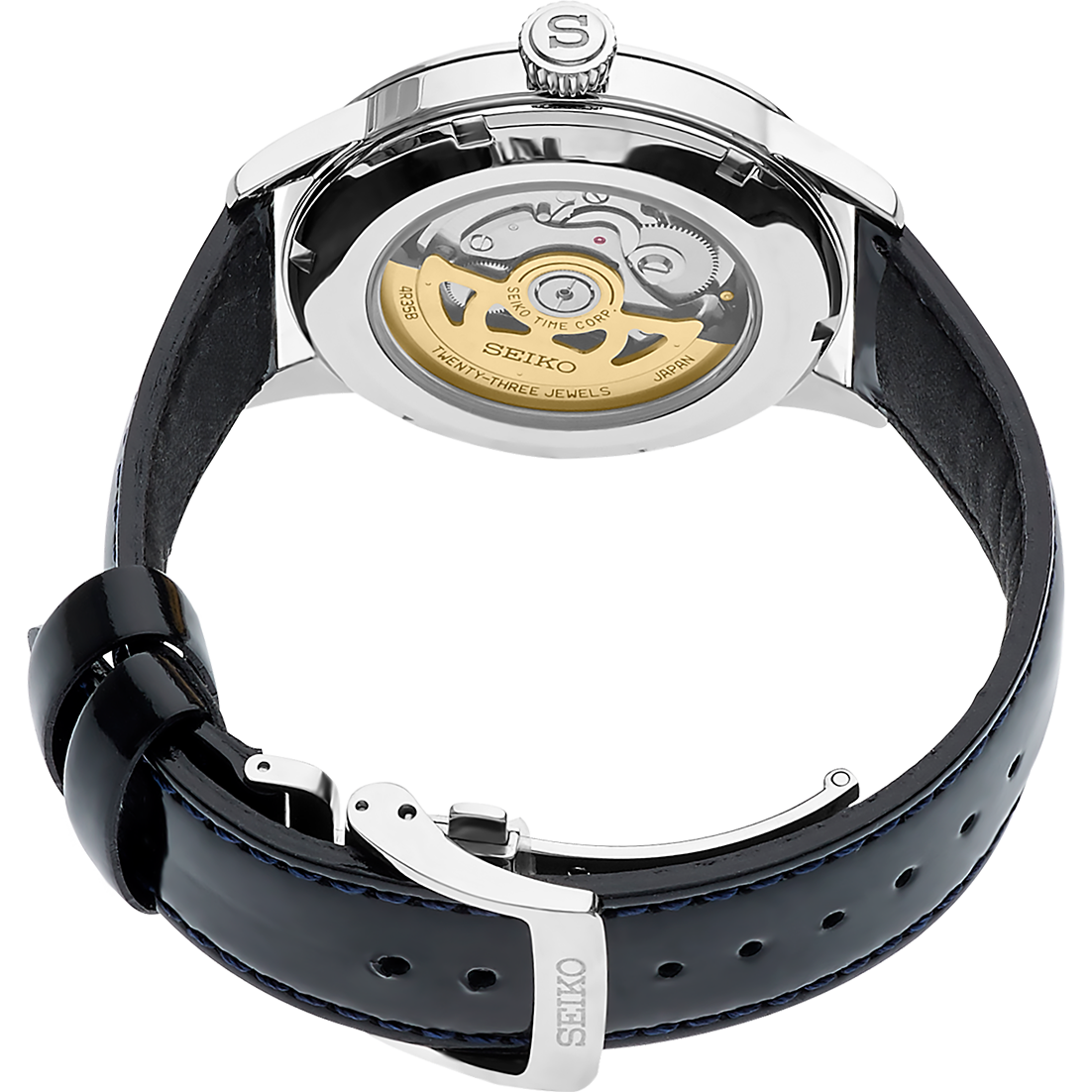 Seiko Presage Automatic Ice Blue Cocktail Time "Sky Diving" SRPB43J1