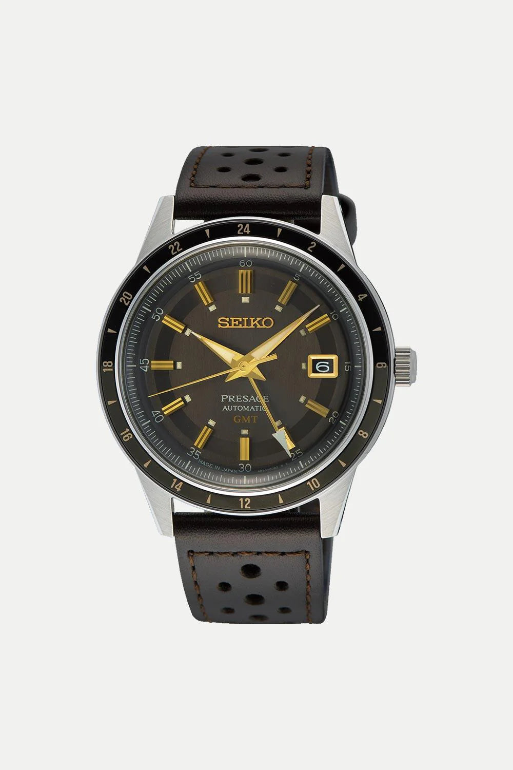Seiko Presage 'Fume' Style 60s Road Trip GMT SSK013J1
