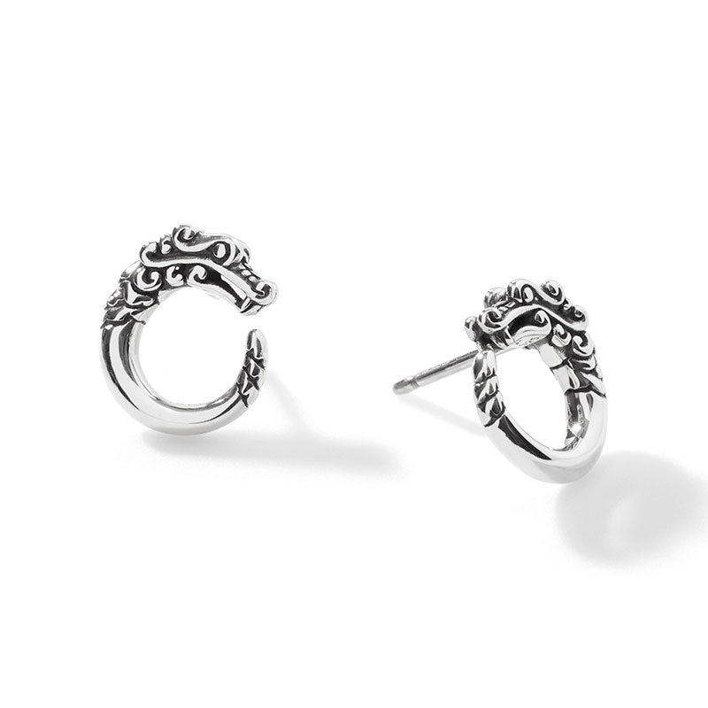 JOHN HARDY STERLING SILVER LEGENDS NAGA DRAGON STUDS