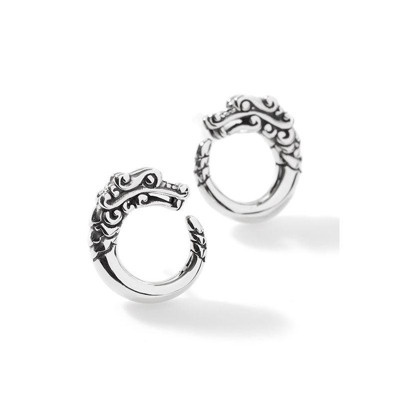 JOHN HARDY STERLING SILVER LEGENDS NAGA DRAGON STUDS