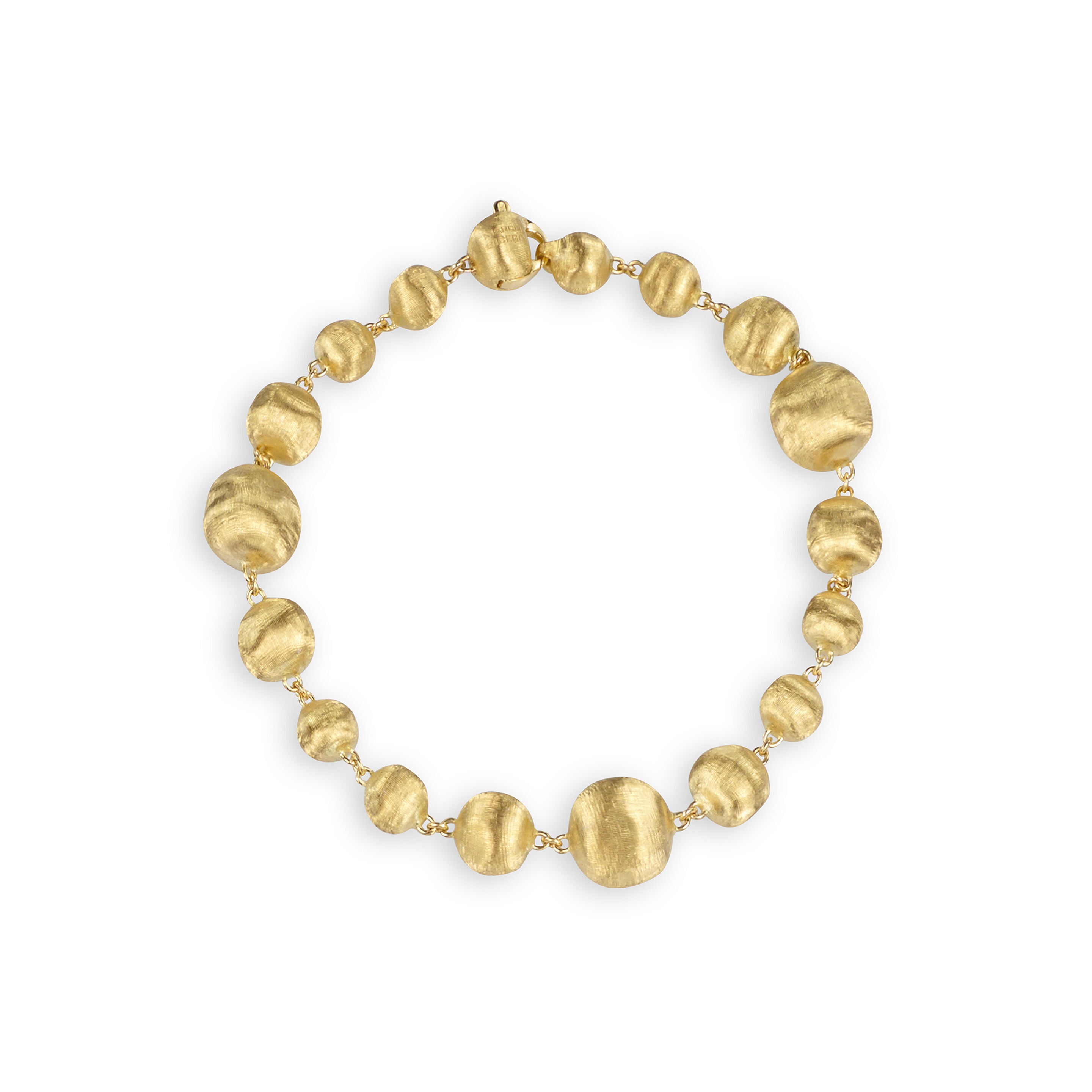MARCO BICEGO AFRICA18K YELLOW GOLD MIXED BEAD BRACELET