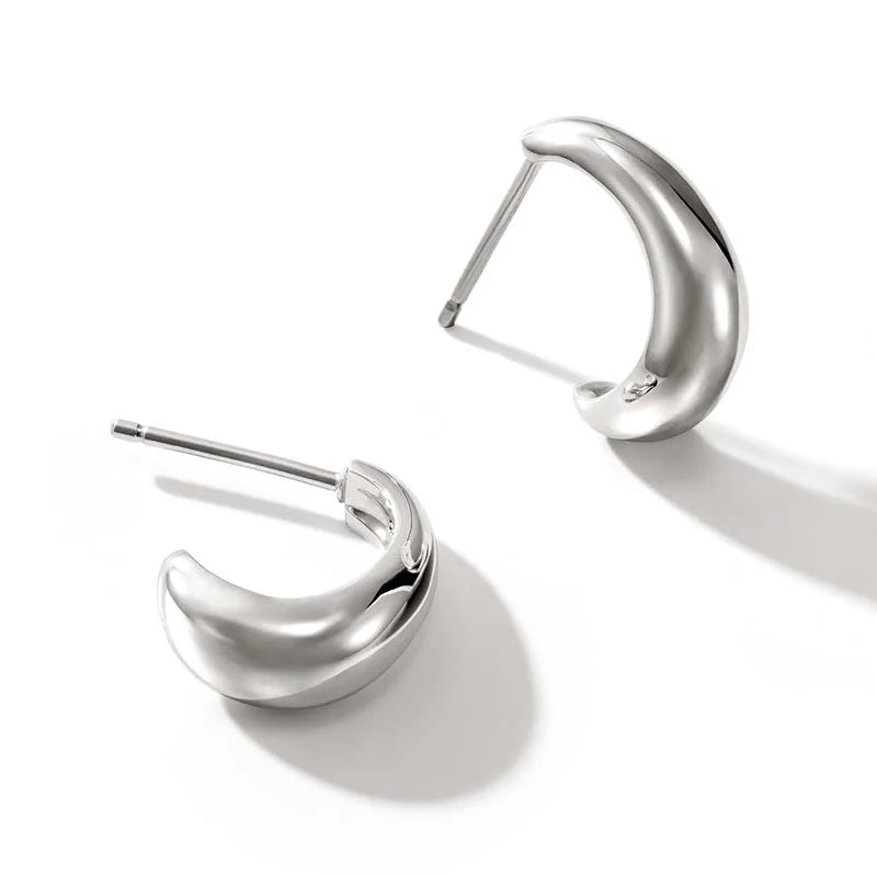 Surf Small 'J' Hoop Earrings