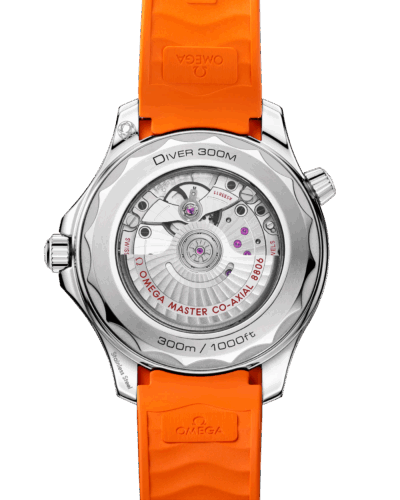 OMEGA SEAMASTER DIVER 300M, 42MM, STEEL ON RUBBER STRAP