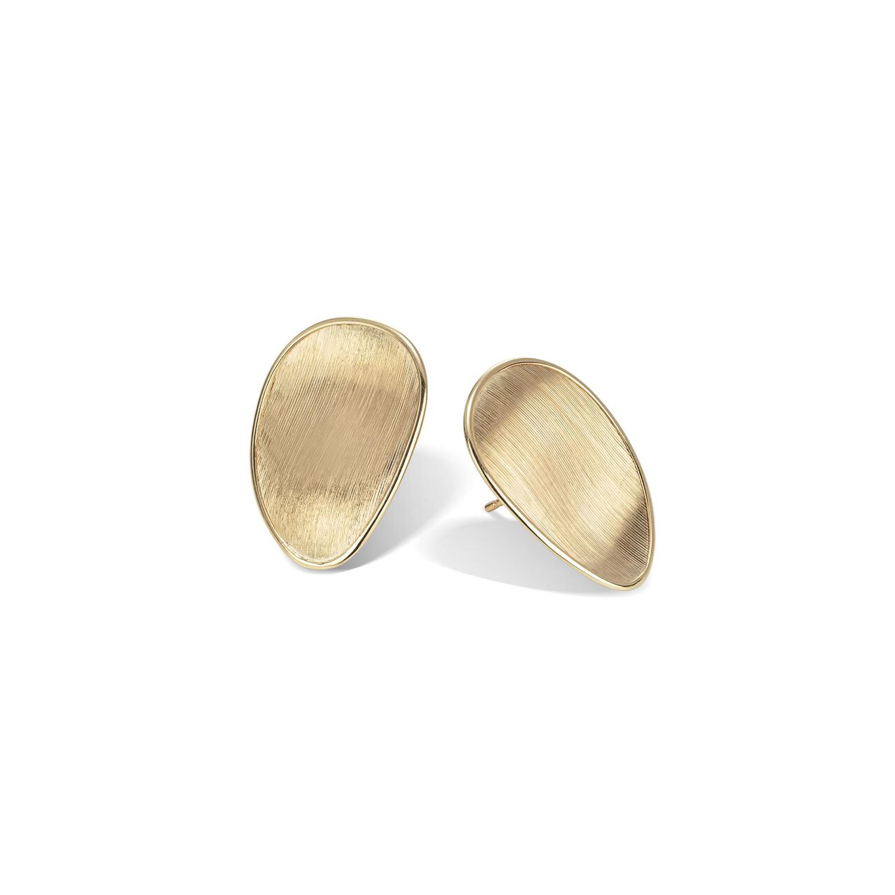 MARCO BICEGO MEDIUM LUNARIA 18K GOLD STUD EARRINGS