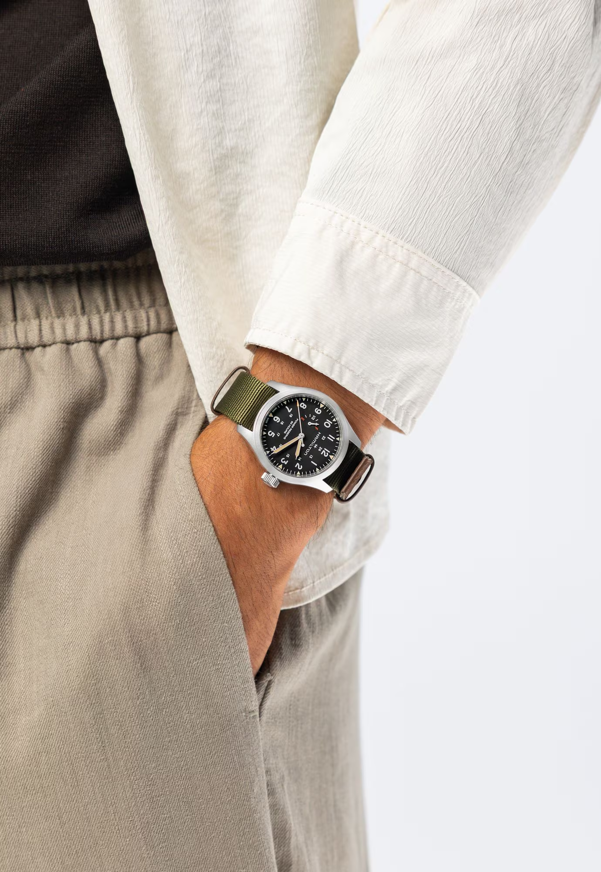 HAMILTON KHAKI FIELD MECHANICAL POWER RESERVE 40MM
