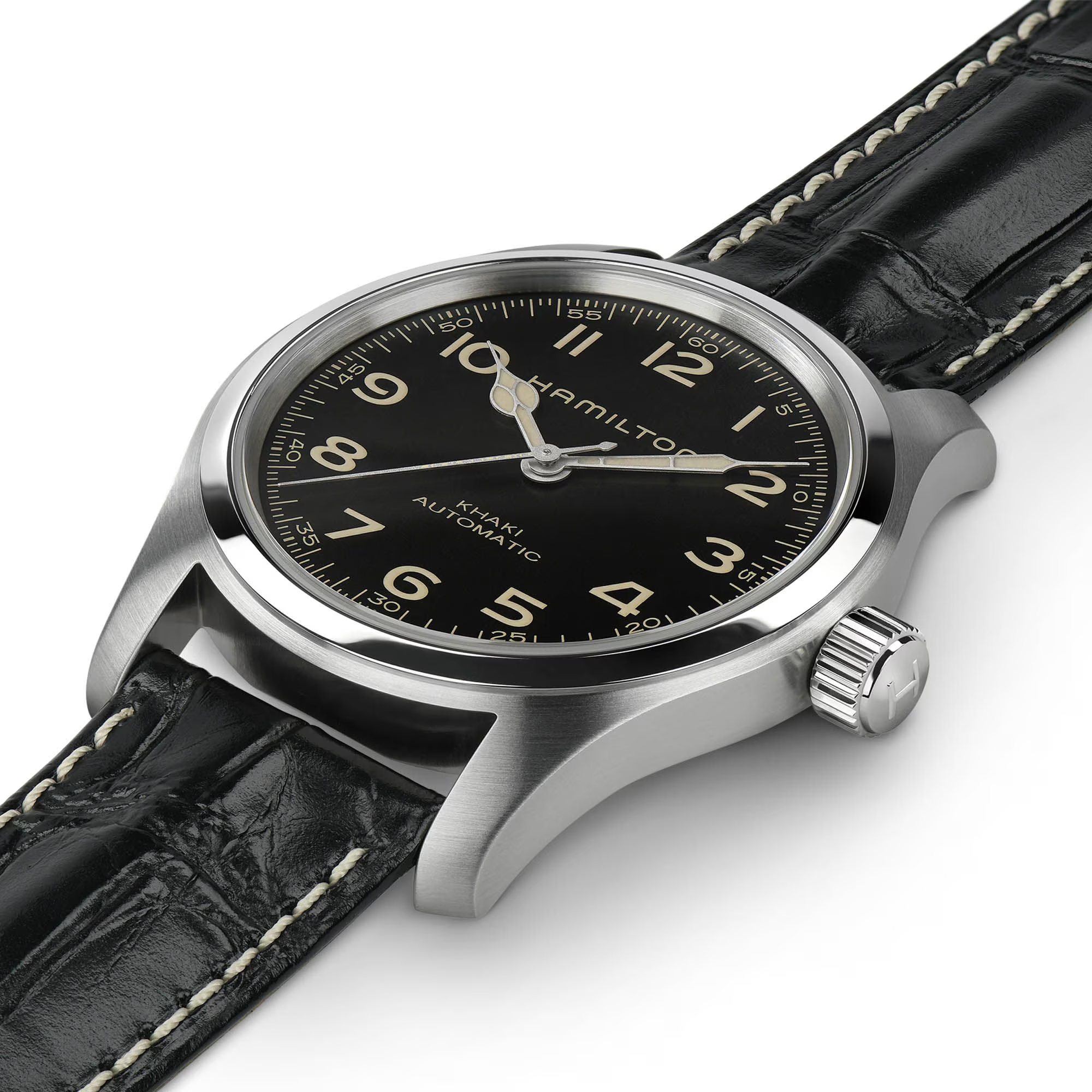 HAMILTON KHAKI FIELD MURPH AUTO 42MM BRACELET BUNDLE