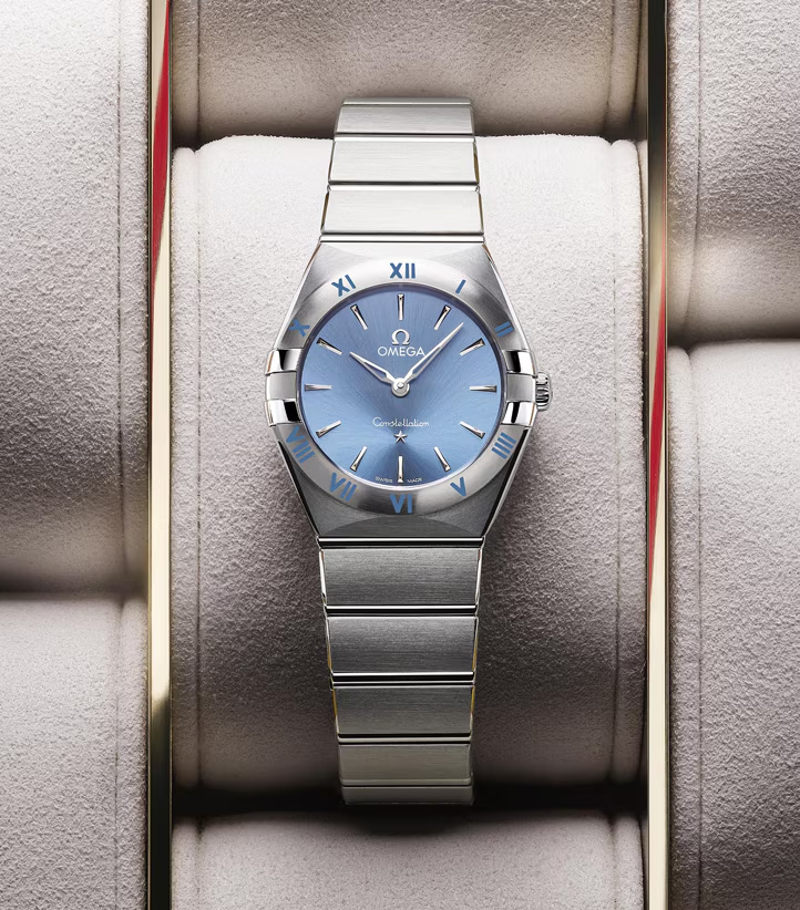 OMEGA CONSTELLATION QUARTZ 28MM, STEEL ON STEEL