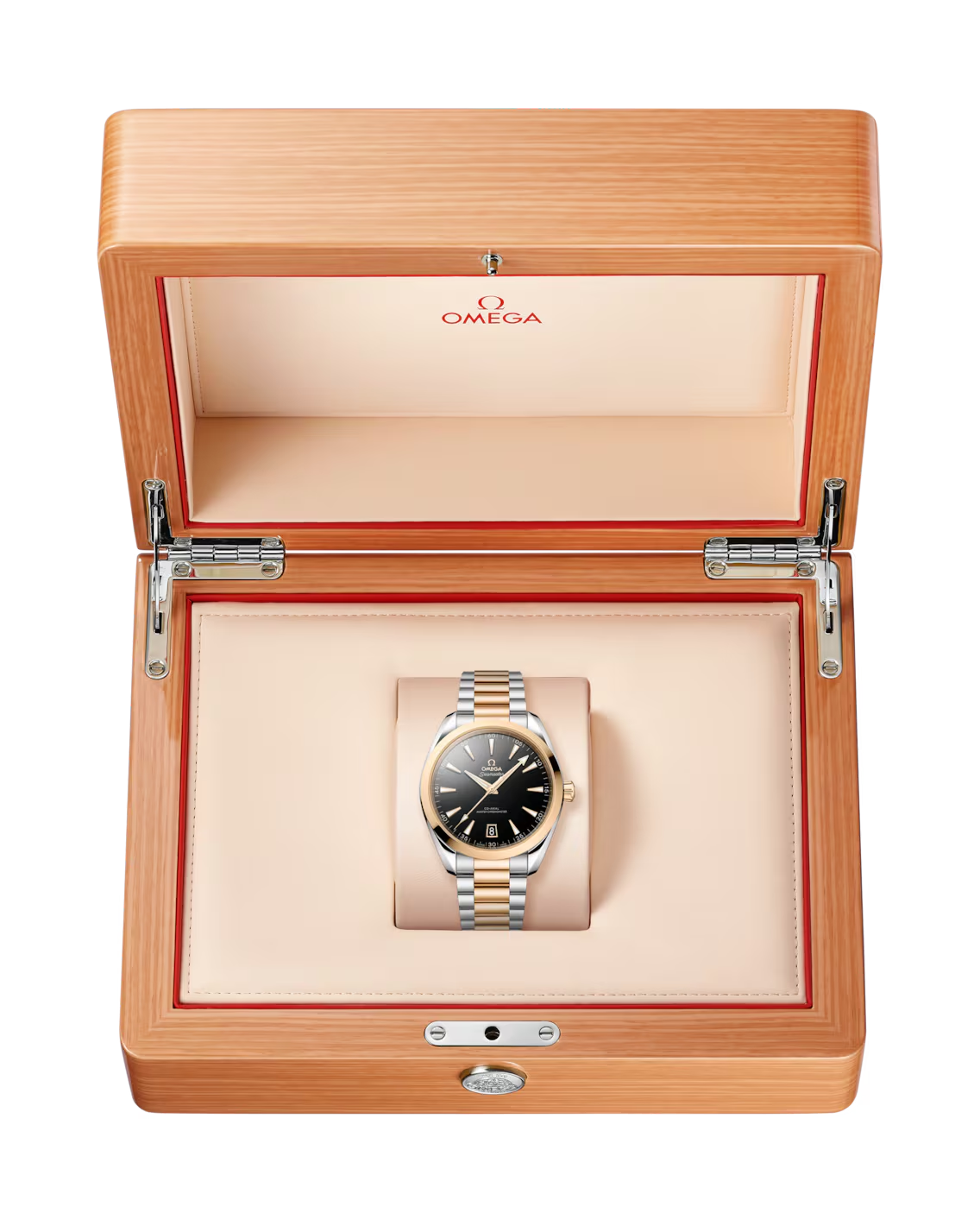 OMEGA SEAMASTER AQUA TERRA 150M 41MM, STEEL - MOONSHINE GOLD ON STEEL- MOONSHINE GOLD