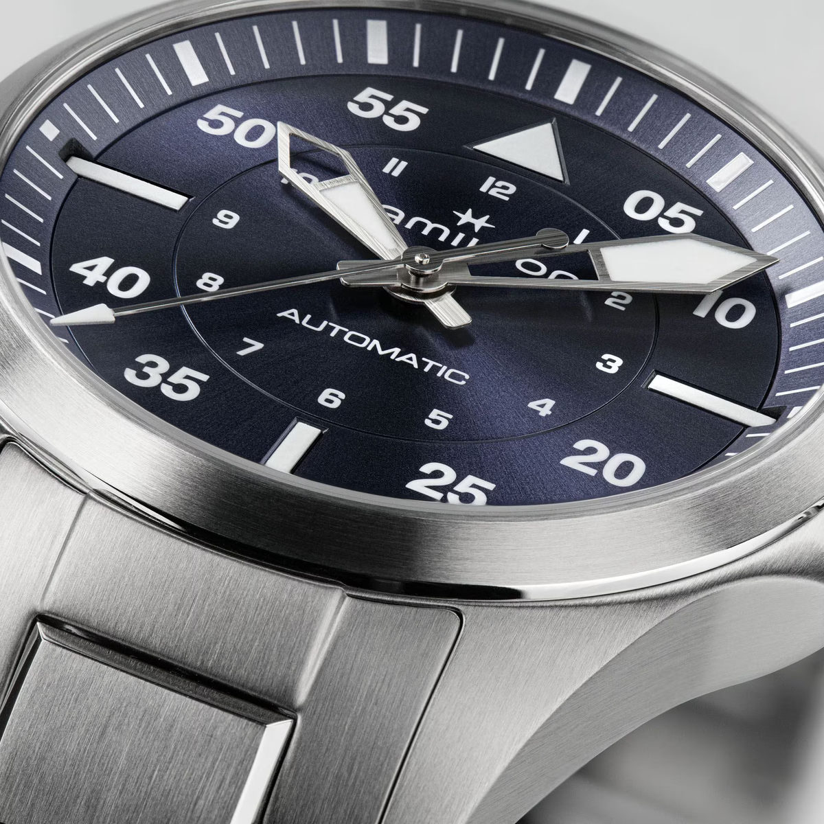 Khaki Aviation Pilot Auto 36mm