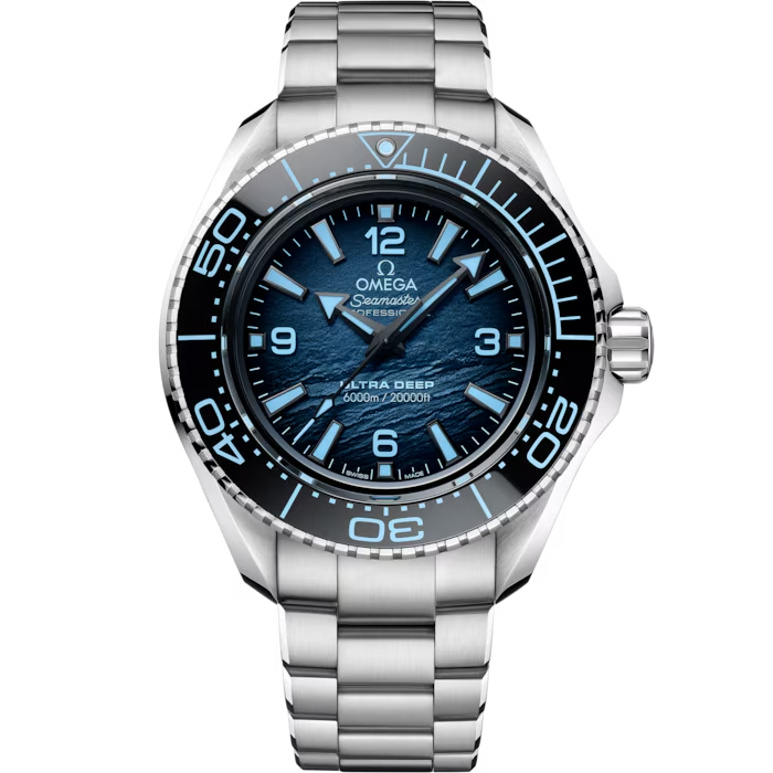 OMEGA SEAMASTER PLANET OCEAN 6000M, 45.5MM, O-MEGASTEEL ON O-MEGASTEEL