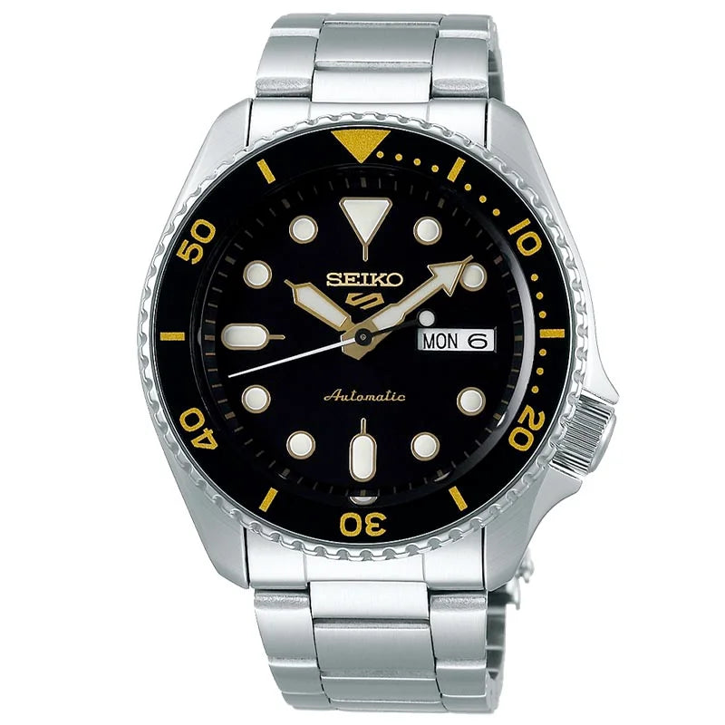 Seiko 5 SKX Black Dial With Gold Tone SRPD57K1F