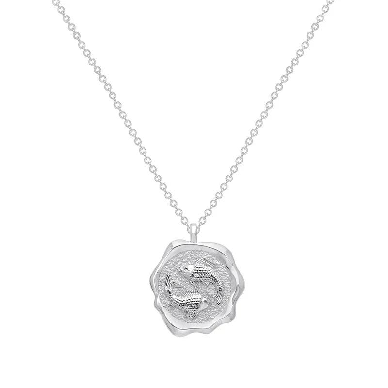 Birks Essentials Zodiac Pisces Pendant in Sterling Silver