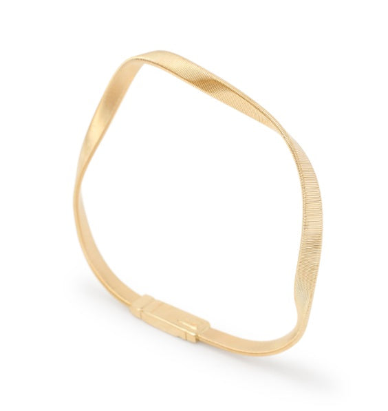 MARCO BICEGO MARRAKECH 18K YELLOW GOLD 3MM TWISTED SUPREME COIL BRACELET