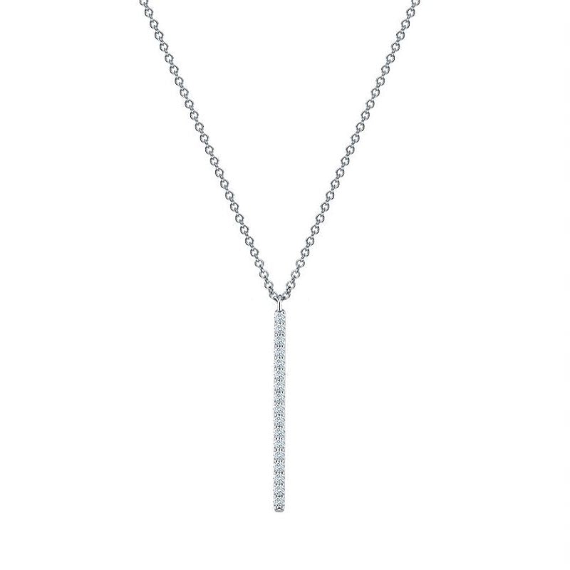 Birks Rosee Du Matin|Vertical Diamond Bar Necklace