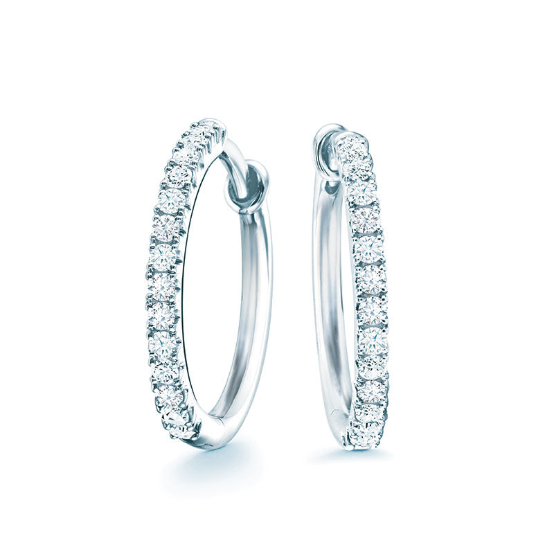 Birks Rosée du Matin|Small Diamond Hoop Earrings