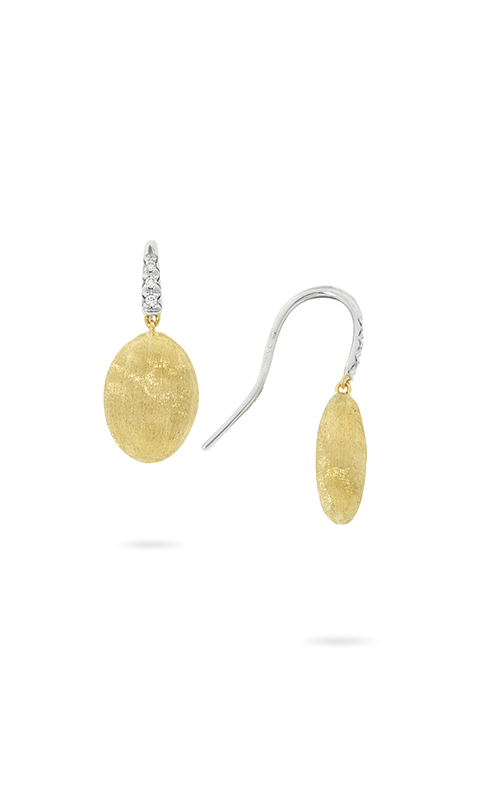 MARCO BICEGO SIVIGLIA 18K YELLOW GOLD DIAMOND 0.039 STUDDED EARRINGS