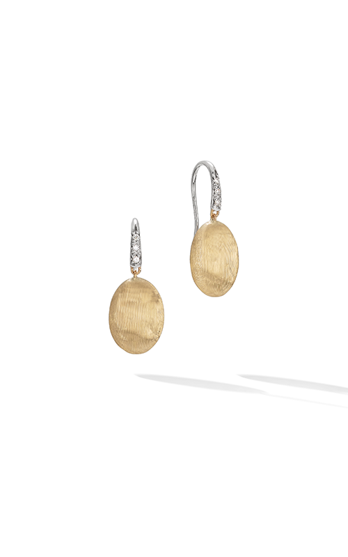 MARCO BICEGO SIVIGLIA 18K YELLOW GOLD DIAMOND 0.039 STUDDED EARRINGS