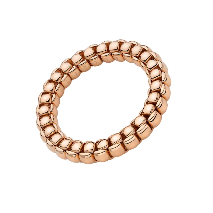 FOPE 18K ROSE GOLD LUNA BRACELET, SIZE MEDIUM