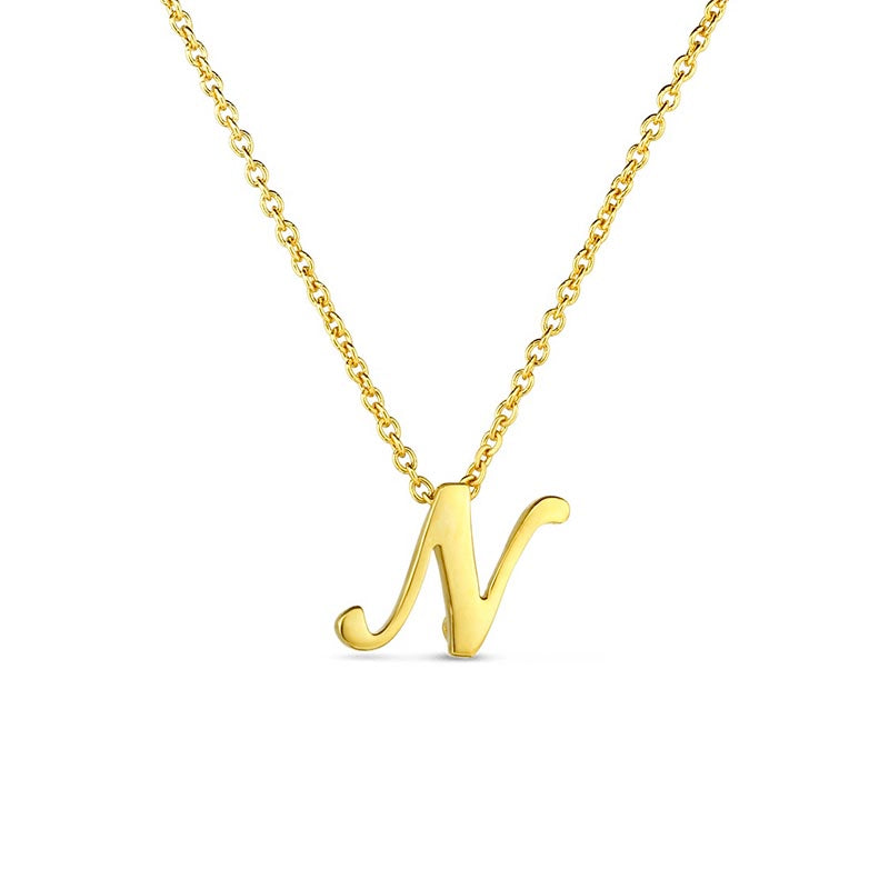 Roberto Coin Tiny Treasures Love Letter 18K Gold 'N' Pendant