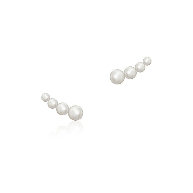 Birks Gold and Pearl | Freshwater Pearl Bar Earrings