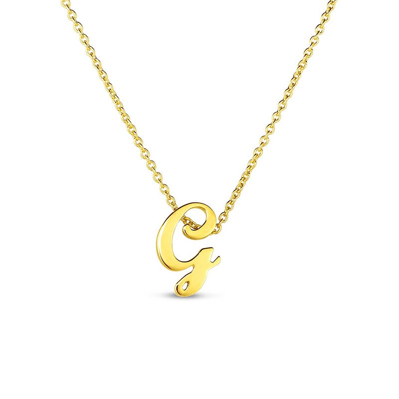 Roberto Coin Tiny Treasures Love Letter 18K Gold 'G' Pendant