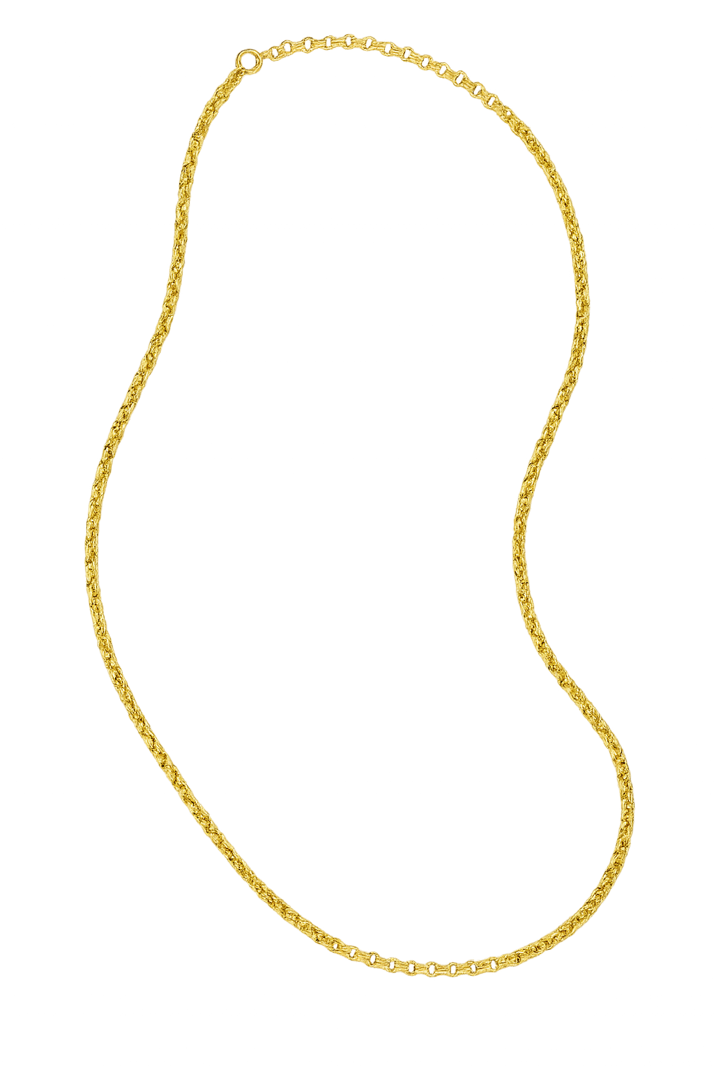 BY PARIAH 14K RECYCLED YELLOW GOLD 23 INCH / 3.5MM BELCHER LINK CHAIN