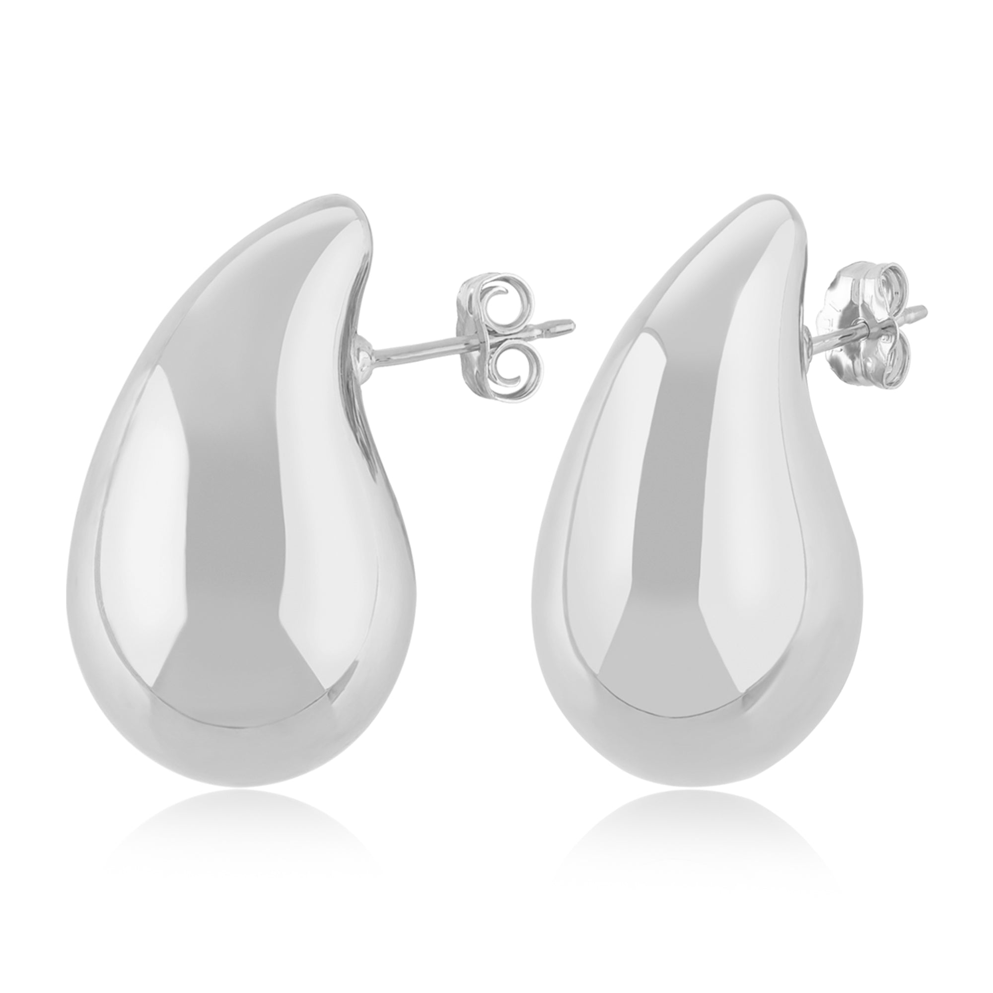 CARLA STERLING SILVER MEDIUM TEAR DROP STUD