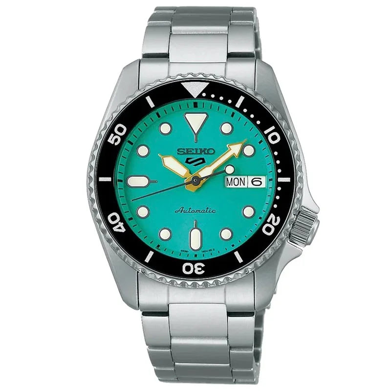 Seiko 5 Sports 'Midi' Teal Dial Day Date Automatic SRPK33K1F