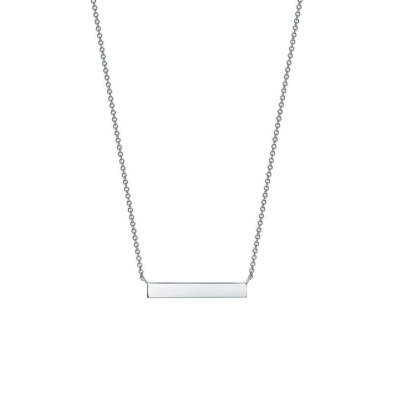 Birks Essentials | Silver Horizontal Bar Necklace