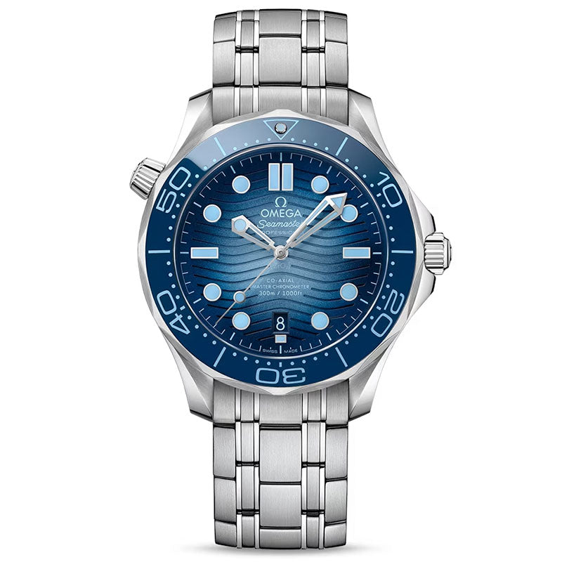 Omega 'Summer Blue' Seamaster Diver 300m Co-Axial Master Chronometer 42MM